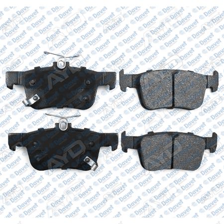 AYD 60386A Fren Balatasi Arka Wva 22429 Honda Civic X 1.5 Vtec 1.6 I-Dtec 1.6 I-Vtec Fc5 17> 1.6 I-Vtec Lpg 2019>